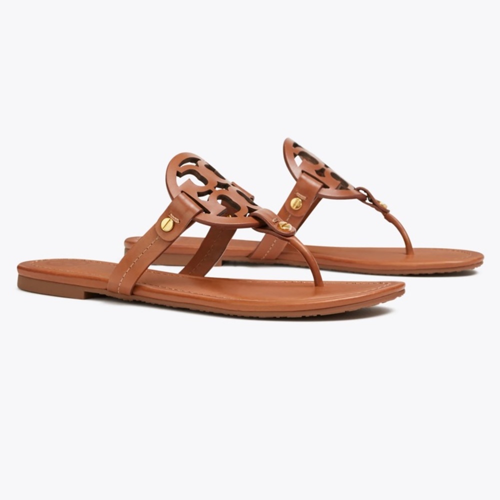 Tory Burch Miller Sandals - Vintage Vachetta